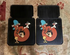 1994 Vintage WB Car Trunk Floor Mats Tweety Sylvester Yosemite Taz Looney Tunes picture