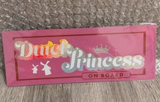 Dutch Bros Pink “Dutch Princess On Board” Car Magnet November 19Th 2025 *NIP picture