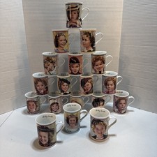 Shirley Temple Collector Mugs Danbury Mint Full Collection of 18 Vintage 2002 picture