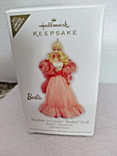 Hallmark Keepsake 2011 Barbie Peaches n' Cream Barbie Doll Ornament NIB picture