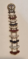  Vintage Gospel Tabernacle Sunday School Church Medal Pins...13 Years. picture