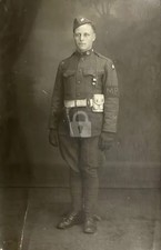 WW1 US Doughboy MP Studio RPPC Photo Postcard COPY picture