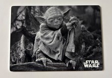 Yoda 1/1 METAL 2019 Topps Star Wars Black & White TESB Little Green Stranger M48 picture