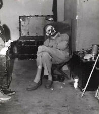 Vintage Creepy Clown 1912 8x10 Photo Reprint picture