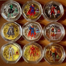 Rare DC Comics Justice League Coin Zach Snyder’s directors cut Superman Batman+ picture