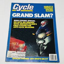 1988 Cycle Magazine BMW K100RS Special Franco Lambertini Harley Heritage picture