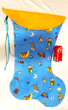 GIANT CHRISTMAS STOCKINGS GARFIELD CAT SWEET DREAMS PRINT , NEW, USA picture