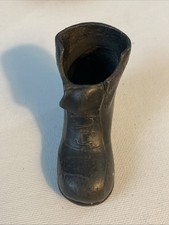 Antique Advertising Paperweight Boot or Shoe Hibuer & Hoover on front tongue picture