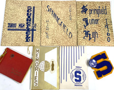 1958-1963 SPRINGFIELD, OREGON JUNIOR HIGH & HIGH SCHOOL vintage lot of souvenirs picture