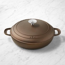 Made In Seasoned Cast Iron Braiser, 4-Qt, New - Authentic - picture