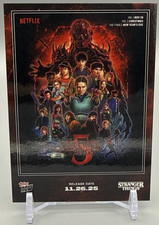 Stranger Things Season 5 Poster Card - 2025 Topps NOW #STRA - (In hand) picture