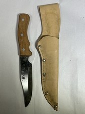 Vintage Anco Professional Hunting Fixed Blade Knife with Sheath Hunt Fish Camp picture