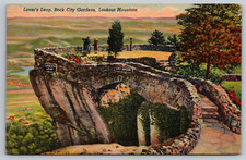 c1940s Rock City Gardens Lookout Mountain Charleston Indiana Postcard picture