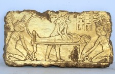 Rare Ancient Egyptian Antique Stela of Anubis Mummification Dead BC Egyptoloy picture