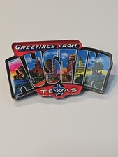 Austin Texas Travel Souvenir Magnet Greetings from Austin Texas #2 picture
