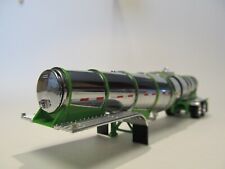 DCP FIRST GEAR 1/64 SCALE POLAR DROP CENTER TANKER, CHROME & LIME GREEN picture