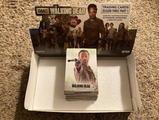 CRYPTOZOIC THE WALKING DEAD SEASON 3 THREE PART 1 ONE CARD SET 1-72 + HOBBY BOX picture