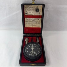 Vintage WWII Jaeger Type 43A-2 Tachometer Speed Indicator Norden Bombsight WORKI picture