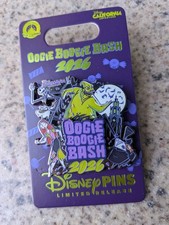 2026 DISNEY PIN OOGIE BOOGIE BASH PIN LOGO JACK SALLY MAYOR LR picture