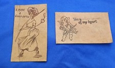 vintage leather postcards picture