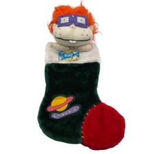 Vintage 1998 Rugrats Chuckie Finster Plush Christmas Stocking Nickelodeon NWT picture