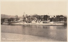 Vintage Postcard RPPC USS Portland Cruiser Ship Waterfront Portland Oregon picture