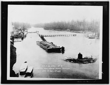 Photo:Calion Arkansas Ouachita River Lock Dam No 8 1911 General View picture