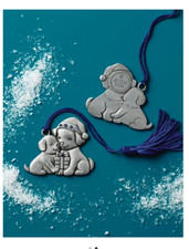 Avon 2026 Pewter Collectible Ornament Christmas - boxed NEW - Holiday hugs picture