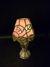 Royal Limited Candle Holder With Stained Glass Rose  8