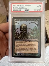 2001 MTG Deckmasters Necropotence Foil #7 PSA 9 MINT Magic The Gathering picture