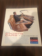 Original 1963 Oldsmobile Sports Cars Sales Brochure F-85 Cutlass Starfire picture