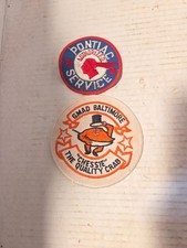 Vintage 1960s-1970s GM Pontiac Service GMAD Baltimore Chessie CRAB PATCH LOT picture