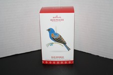 Hallmark ornament 2017 Event Repaint The Beauty Of Birds Blue Grosbeak picture