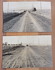 2 Goldendale Washington Dirt Road 1913 Real Photo Postcard RPPC picture