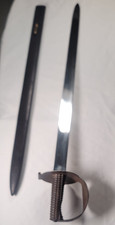 Royal Navy 1804 Pattern Boarding Cutlass w/leather scabbard - Universal Swords picture