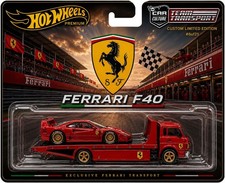 Custom Hot Wheels Team Transport FERRARI F40 on the Ramp w/ RR * picture