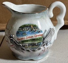 VINTAGE OLD FLORIDA SILVER SPRINGS CERAMIC CREAMER PITCHER  picture