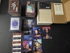 1991/92 Star Trek 25th Anniversary Series 1 & 2 Trading Card Lot 870 Cards picture