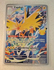 Zapdos 133/128 30th Celebration Illustration Rare Pokémon TCG English NM picture