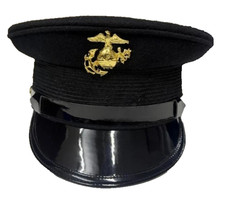 WWI USMC Marine Corps Bell Crown Visor Cap – Reproduction picture