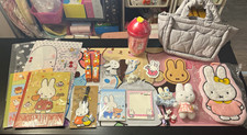 Miffy Stationery & Merch Lot w/ Notebook Memo Pads Bag Plush Cup Clips Charms picture