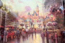 Thomas Kinkade Disney 50th Anniversary 17x24 Canvas Print Limited Edition picture