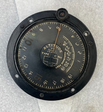WW1 US Army Air Service Corps Altimeter Altitude Gauge Instrument Tycos Type C picture