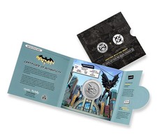 2025 DC Comics BATMAN 1 oz silver Mint packaging, unopened, WITH INCLUDED GIFT  picture