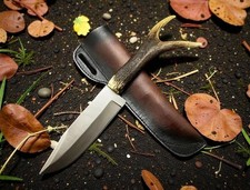 Handmade D2 Steel Bowie Knife: Legend of The Fall Movie Replica with Leather She picture