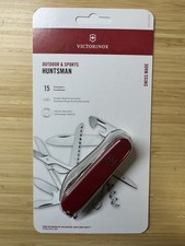 Victorinox Swiss Army Knife, Red Pocket Knife Huntsman, 91 mm, 1.3713, NEW picture