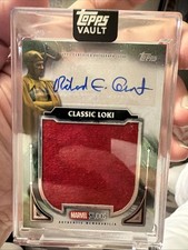 2026 Topps Vault Marvel – Richard E. Grant Classic Loki Autograph Relic Auto picture