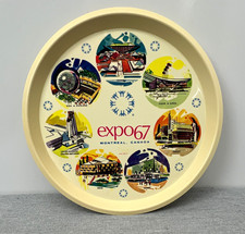 Vintage 1967 Expo 67 Montreal Worlds Fair Souvenir Plastic Tray 11