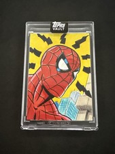 2026 Topps Marvel Vault Premiere Sketches Spider-Man by Louis Womble 1/1 picture
