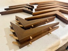 Poul Cadovius CADO System Walnut Shelf Brackets Small 8.25x5 3/8 multiple Avail picture